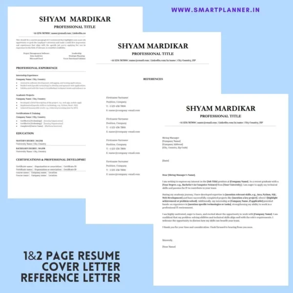 Resume Template for IT Freshers | 20 Best CV Format For IT Freshers - Image 2